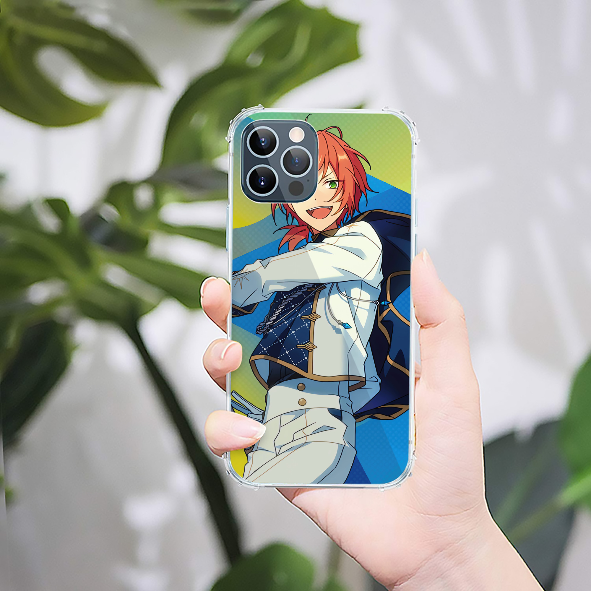 （画像用） あんさんぶるスターズ! Ensemble Stars 【iPhone 12シリーズ対応】透明スマホケース（クリアソフトケース）